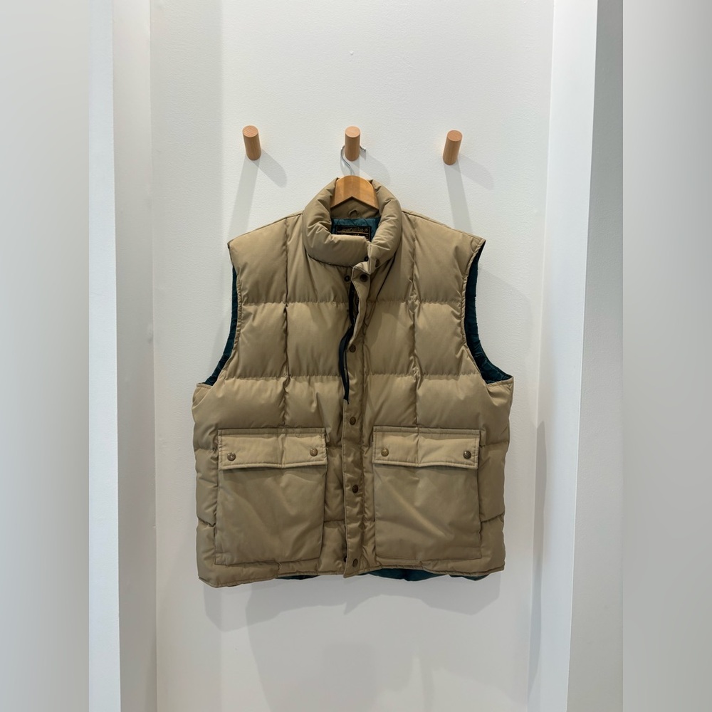 Vintage Black Label Eddie Bauer Premium Down Goose Puffer Vest